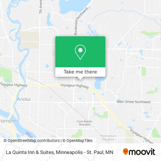 Mapa de La Quinta Inn & Suites