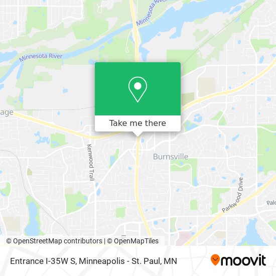 Mapa de Entrance I-35W S