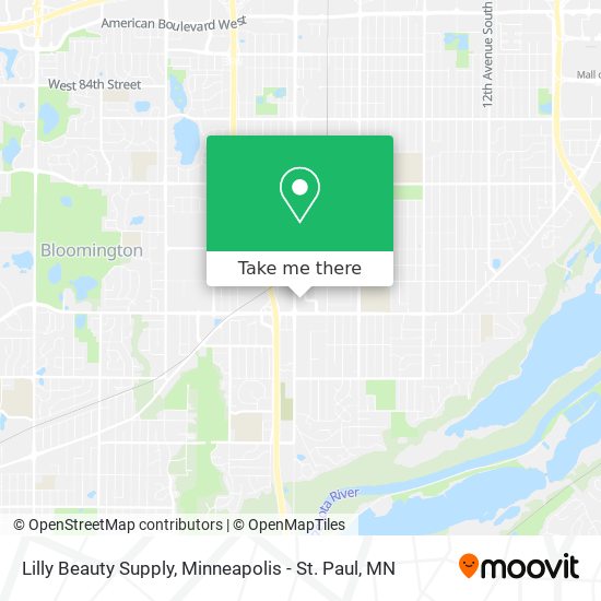 Mapa de Lilly Beauty Supply