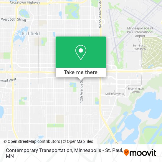 Contemporary Transportation map
