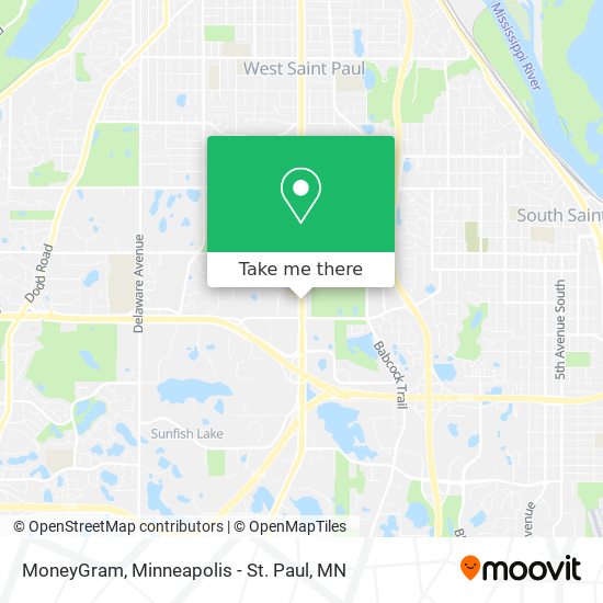 MoneyGram map