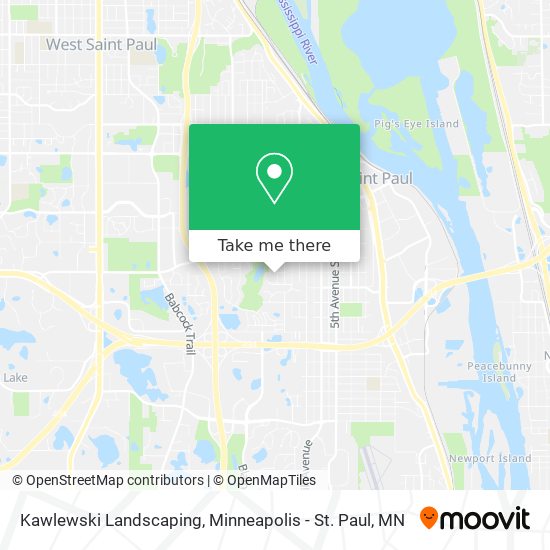 Kawlewski Landscaping map