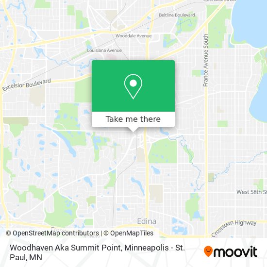 Woodhaven Aka Summit Point map