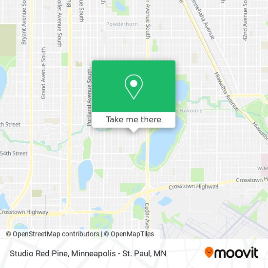 Studio Red Pine map