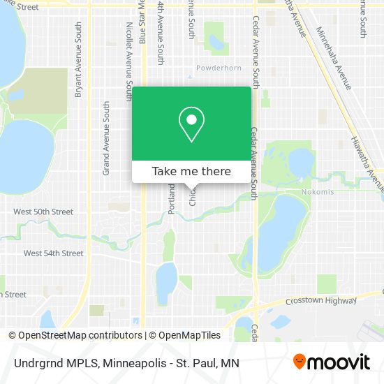 Mapa de Undrgrnd MPLS