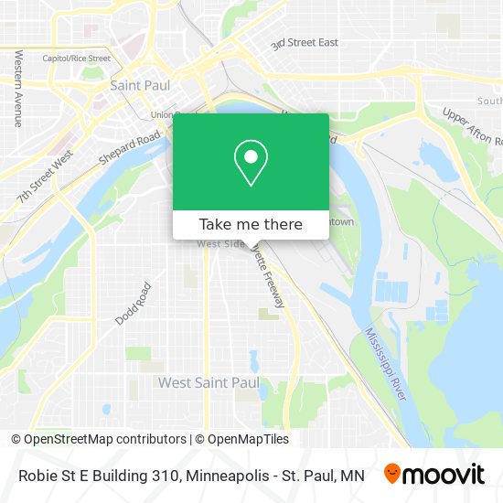Robie St E Building 310 map