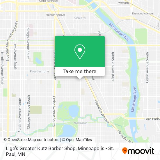 Lige's Greater Kutz Barber Shop map
