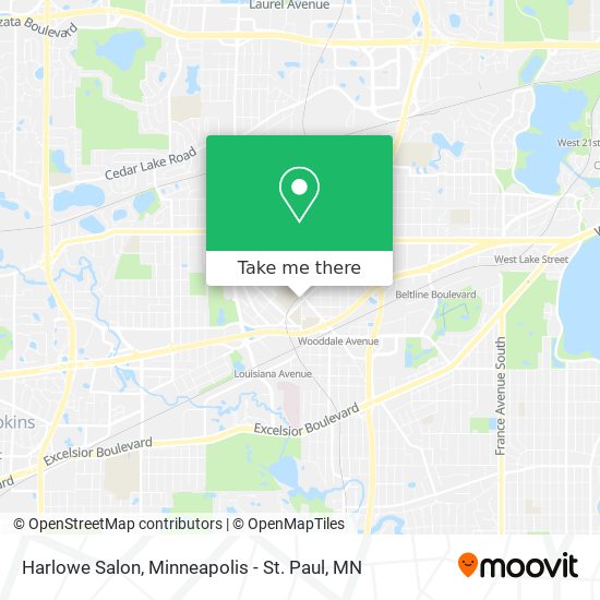 Mapa de Harlowe Salon