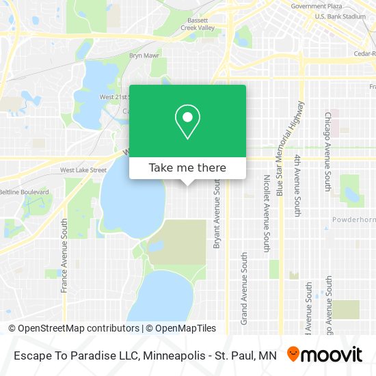 Escape To Paradise LLC map
