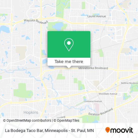 La Bodega Taco Bar map