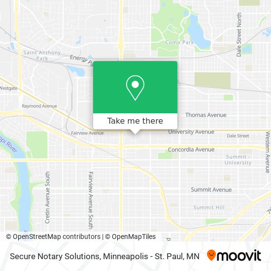 Secure Notary Solutions map
