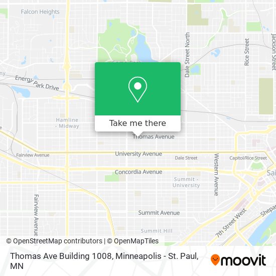 Thomas Ave Building 1008 map