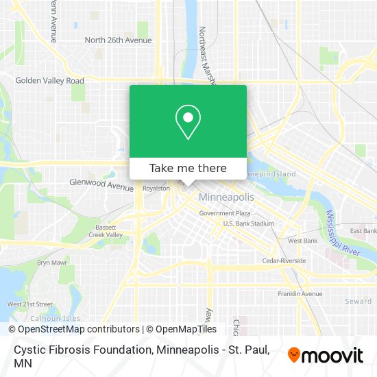 Cystic Fibrosis Foundation map