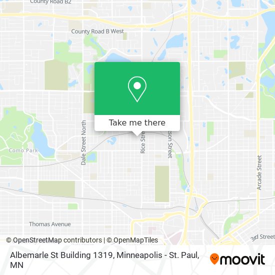 Albemarle St Building 1319 map