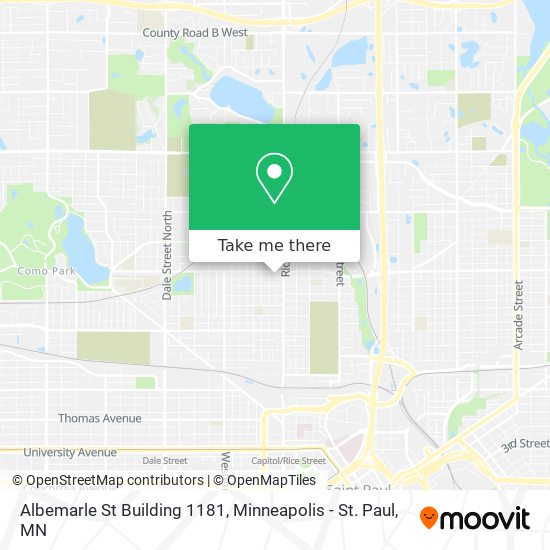 Mapa de Albemarle St Building 1181