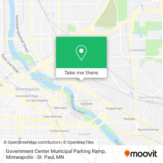 Government Center Municipal Parking Ramp map