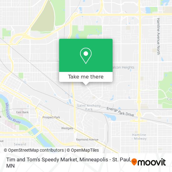 Tim and Tom's Speedy Market map