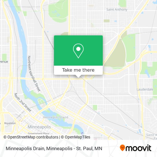 Minneapolis Drain map