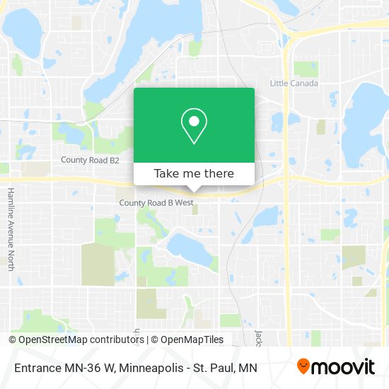 Entrance MN-36 W map