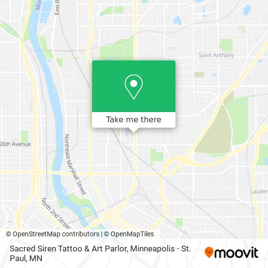 Sacred Siren Tattoo & Art Parlor map