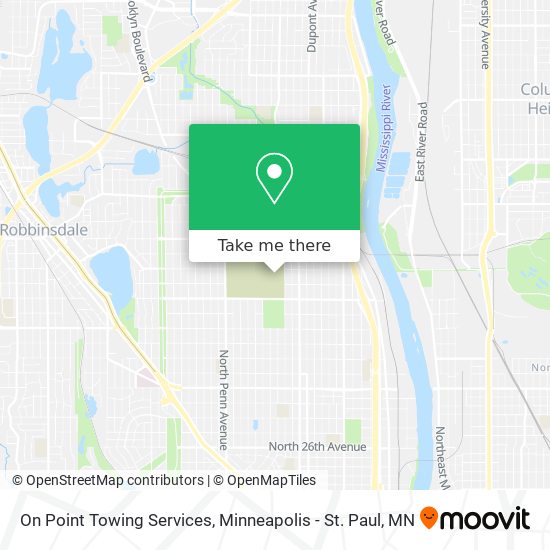 Mapa de On Point Towing Services