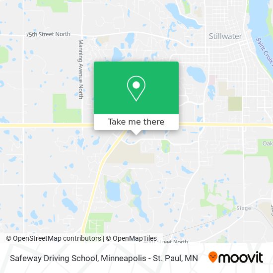 Mapa de Safeway Driving School