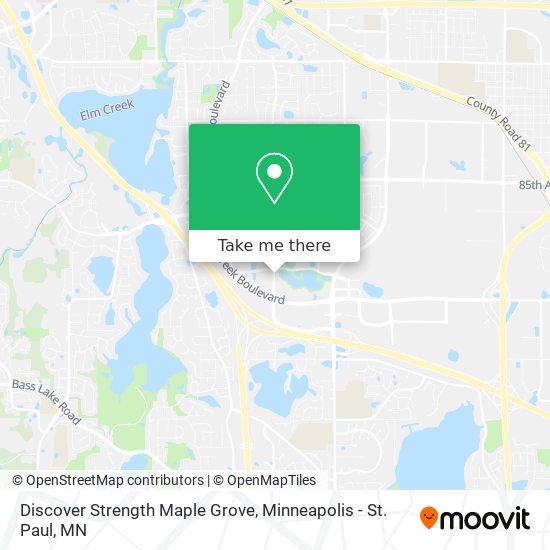 Discover Strength Maple Grove map