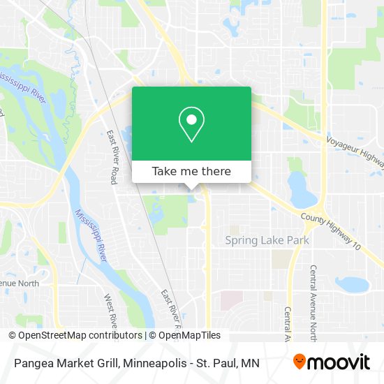 Pangea Market Grill map
