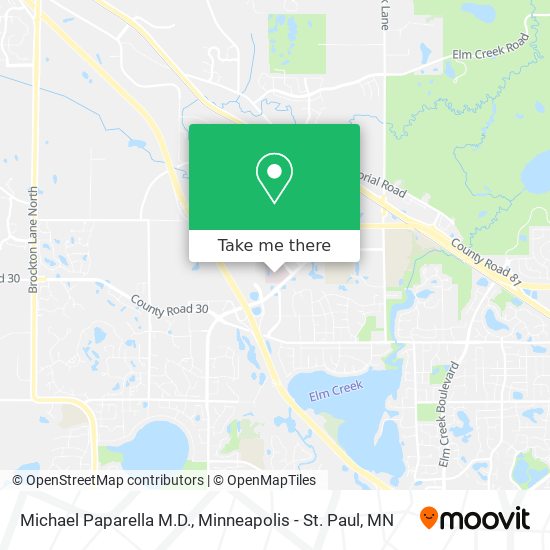 Michael Paparella M.D. map
