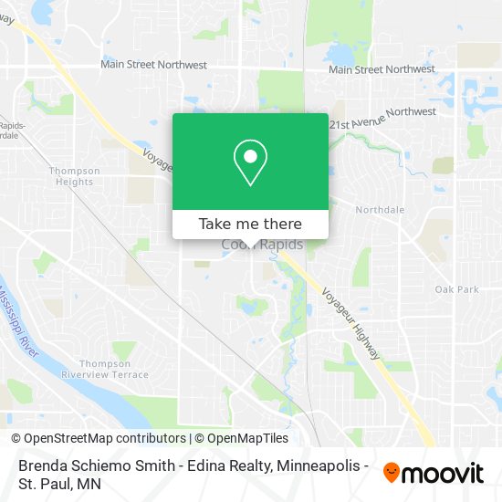 Mapa de Brenda Schiemo Smith - Edina Realty