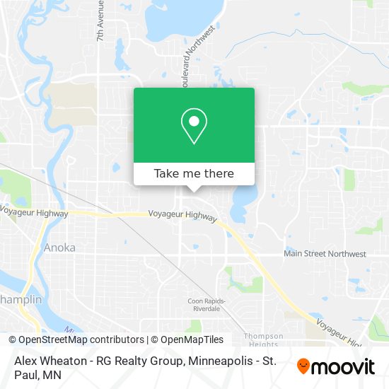 Mapa de Alex Wheaton - RG Realty Group