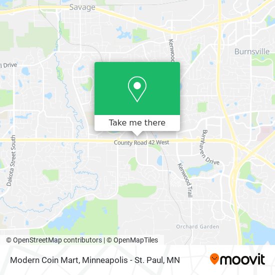 Modern Coin Mart map