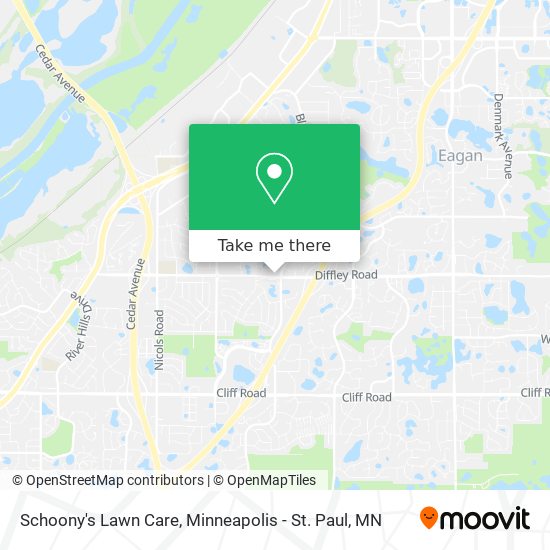 Mapa de Schoony's Lawn Care