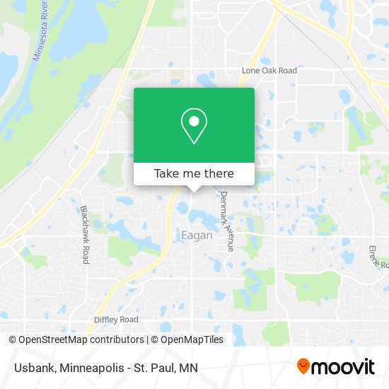 Usbank map