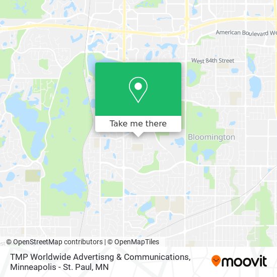 TMP Worldwide Advertisng & Communications map