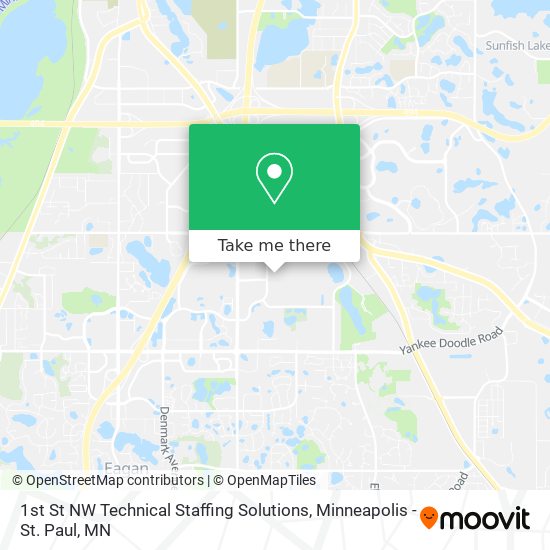 1st St NW Technical Staffing Solutions map