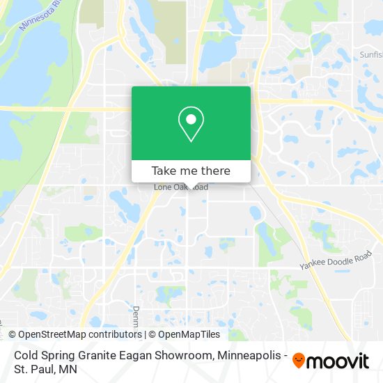 Cold Spring Granite Eagan Showroom map