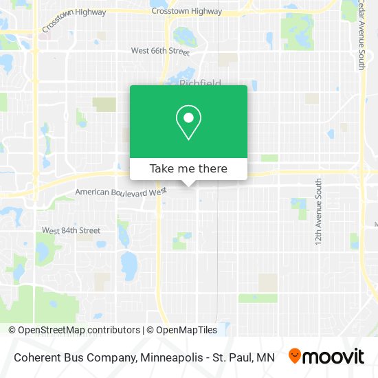 Coherent Bus Company map