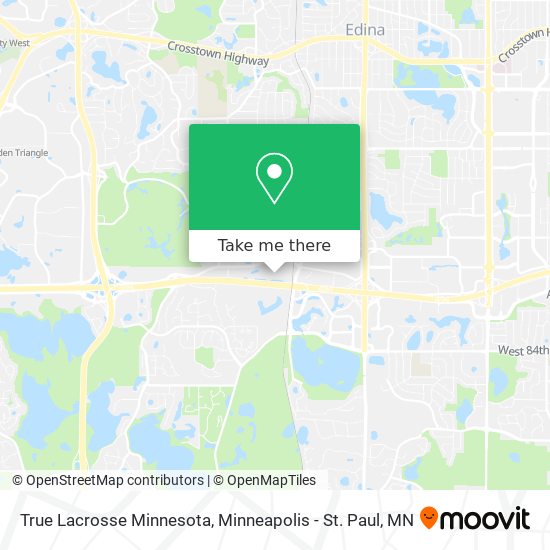 True Lacrosse Minnesota map