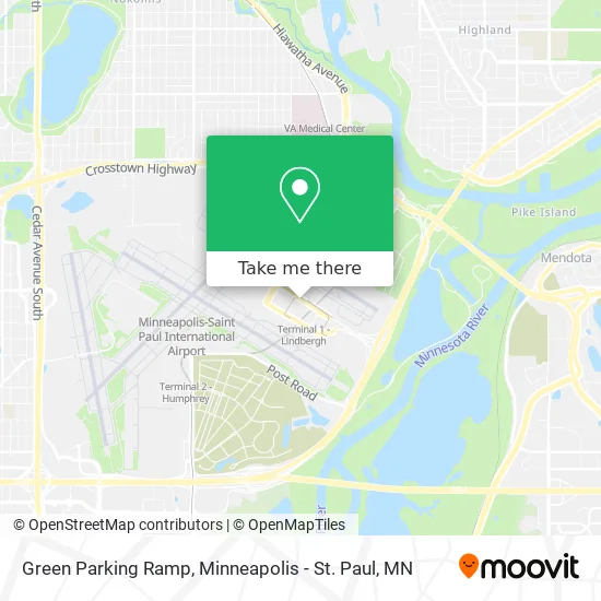 Green Parking Ramp map