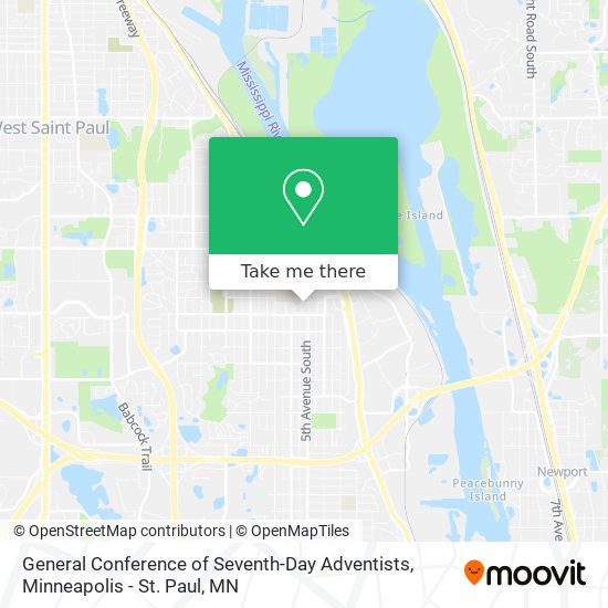 Mapa de General Conference of Seventh-Day Adventists
