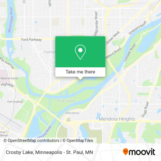 Crosby Lake map