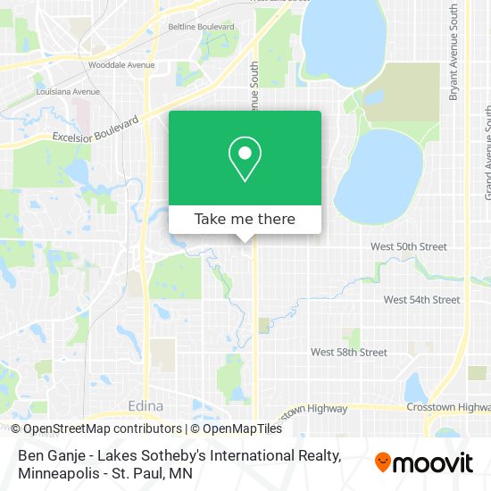 Mapa de Ben Ganje - Lakes Sotheby's International Realty