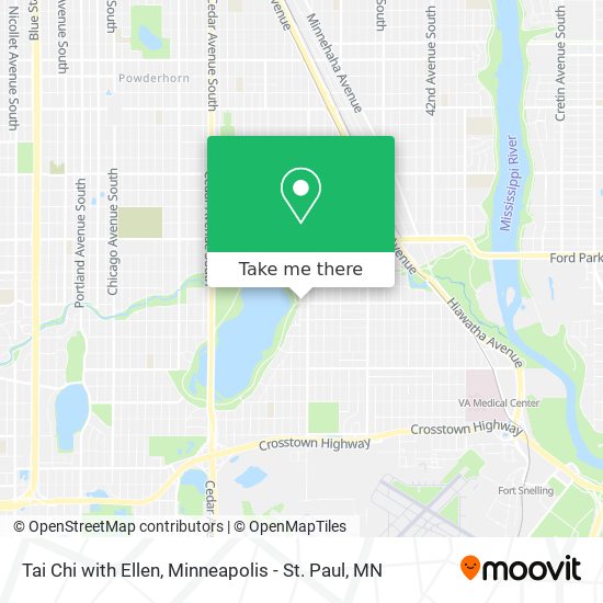 Tai Chi with Ellen map