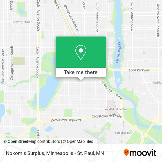 Nokomis Surplus map