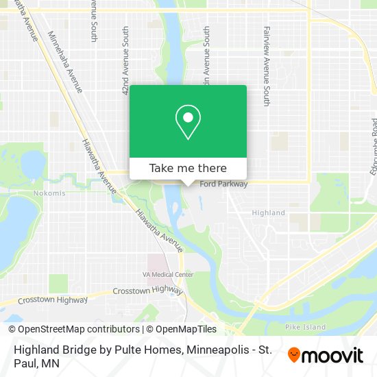 Mapa de Highland Bridge by Pulte Homes