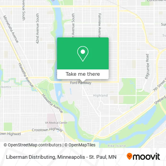 Mapa de Liberman Distributing
