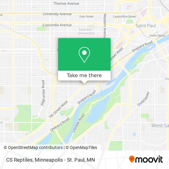CS Reptiles map