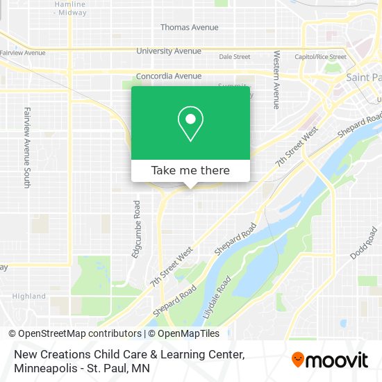 Mapa de New Creations Child Care & Learning Center