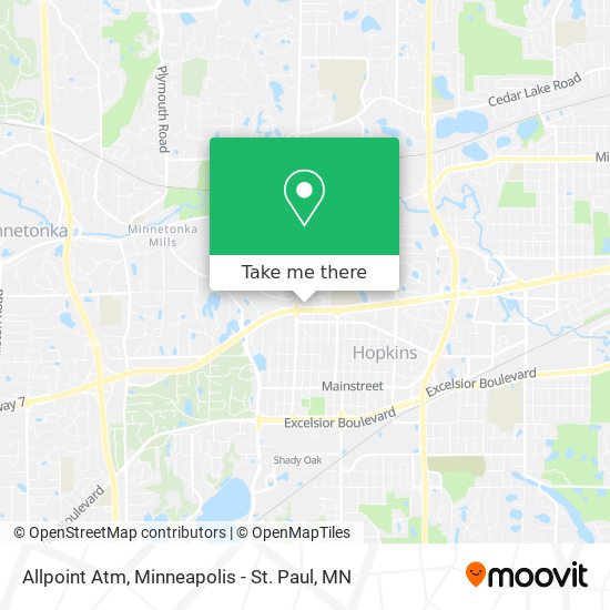 Mapa de Allpoint Atm